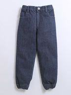 Unisex hooded top with striped sleeves and jogger trousers set