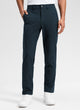 Men's straight leg chino trousers with belt loops, button fastening and front pockets