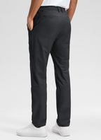 Men's straight leg chino trousers with belt loops, button fastening and front pockets