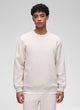 Men's plain fleece lined crew neck sweatshirt with ribbed trims