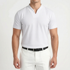 Notchio - Men's Casual Notch Neck Polo Shirt