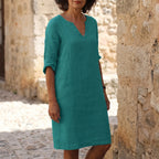 Nymira  - Relaxed Shift Style Summer Dress Casual Daytime Outings