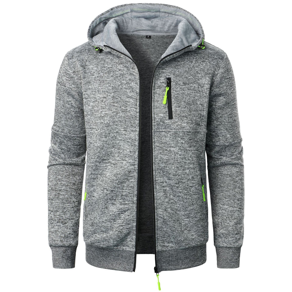 Men's Marl Zip-Up Hoodie