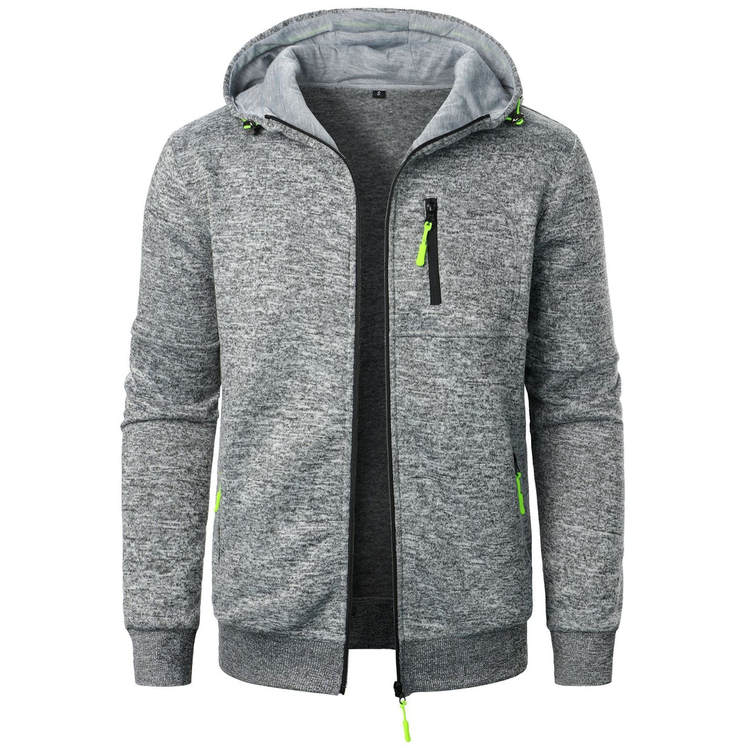 Men's Marl Zip-Up Hoodie