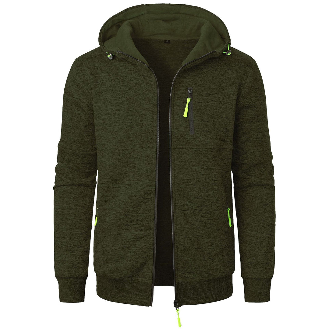 Men's Marl Zip-Up Hoodie