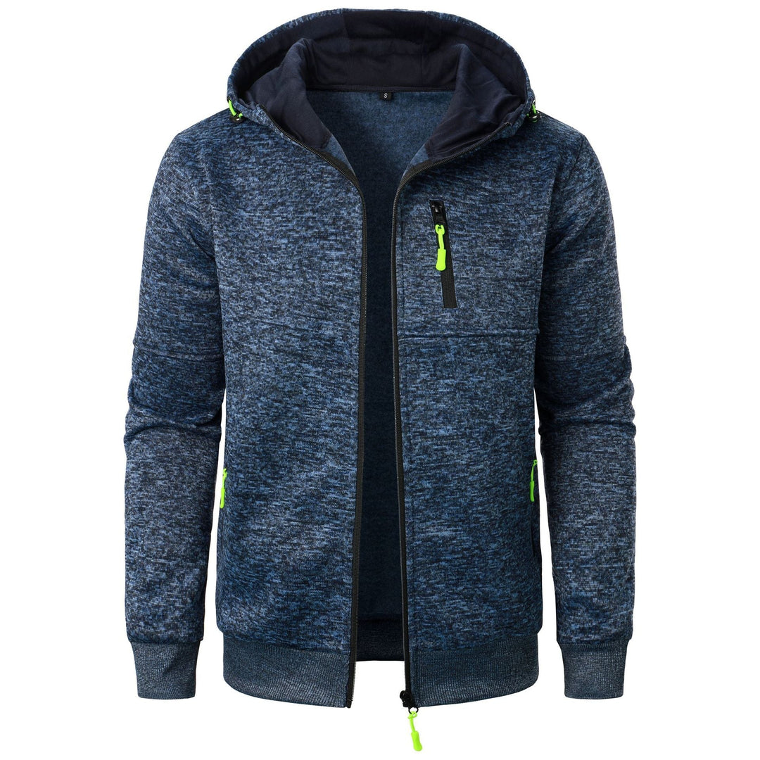 Men's Marl Zip-Up Hoodie