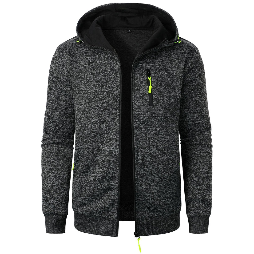 Men's Marl Zip-Up Hoodie