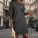 Women's Off-Shoulder Sequin Mini Dress