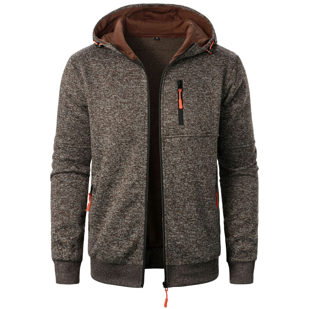 Men's Marl Zip-Up Hoodie