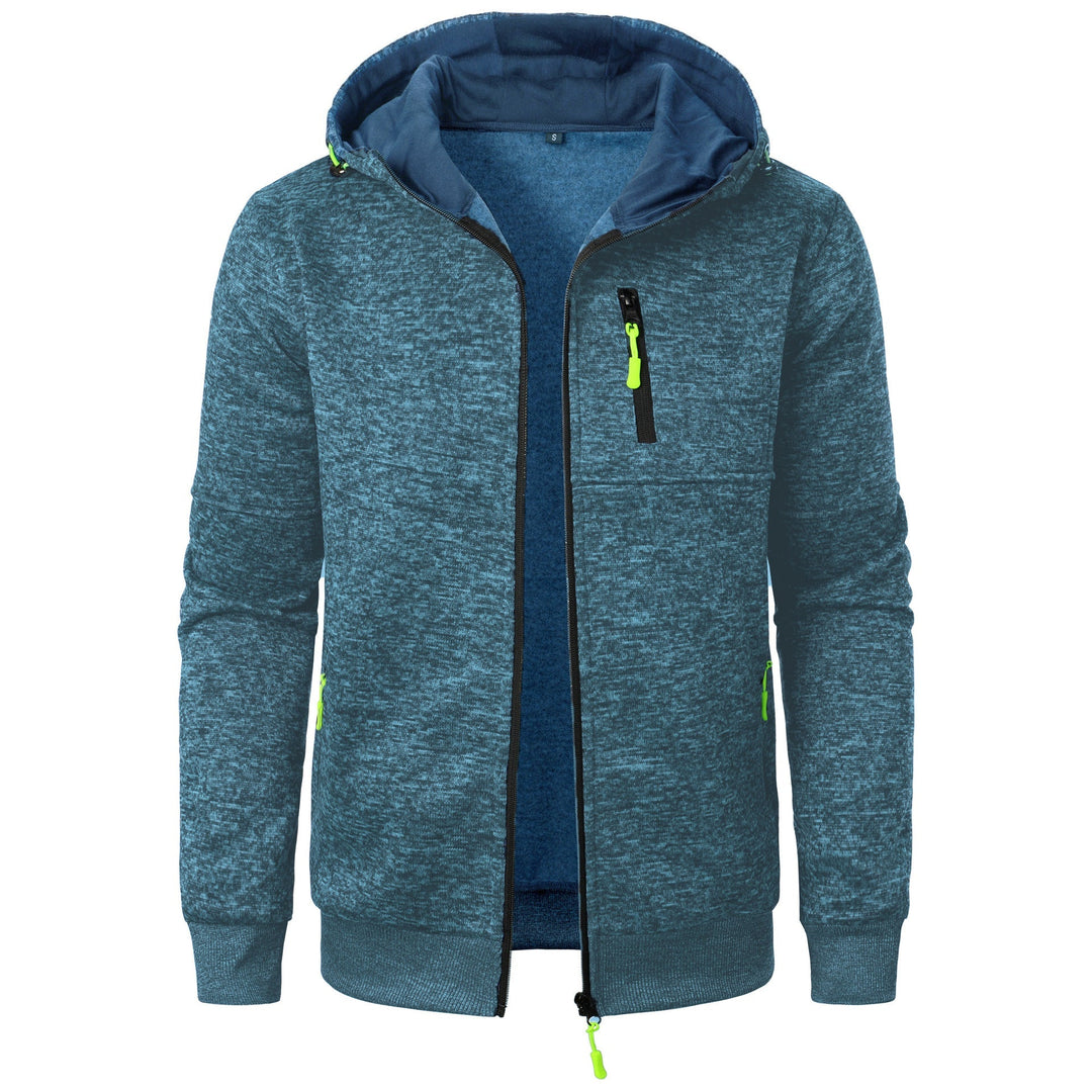 Men's Marl Zip-Up Hoodie