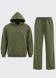 Men's hoodie and jogger set with kangaroo pocket