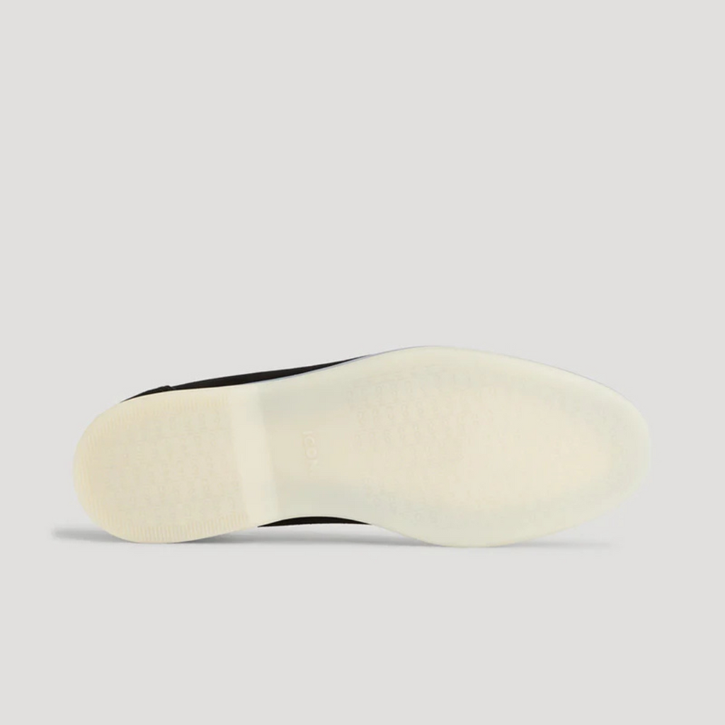 Slip-on loafers with moc toe detail and flat soles