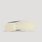 Slip-on loafers with moc toe detail and flat soles