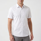 OxfordBreeze  - Short Sleeve Slim Fit Dress Shirt Office Attire