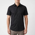 OxfordBreeze  - Short Sleeve Slim Fit Dress Shirt Office Attire