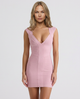 Women's V-Neck Bandage Bodycon Mini Dress