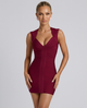 Women's V-Neck Bandage Bodycon Mini Dress