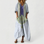 Paislea - Oversized Bohemian Paisley Maxi Dress