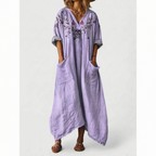 Paislea - Oversized Bohemian Paisley Maxi Dress