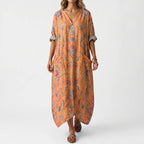 Paislea - Oversized Bohemian Paisley Maxi Dress