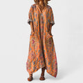 Paislea - Oversized Bohemian Paisley Maxi Dress