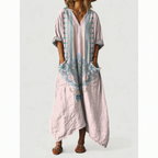 Paislea - Oversized Bohemian Paisley Maxi Dress
