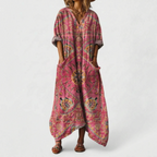 Paislea - Oversized Bohemian Paisley Maxi Dress
