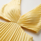 Plissea  - Sleeveless Pleated Midi Dress Evening Events