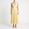 Plissea  - Sleeveless Pleated Midi Dress Evening Events