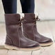 Women's fur lined lace-up winter boots