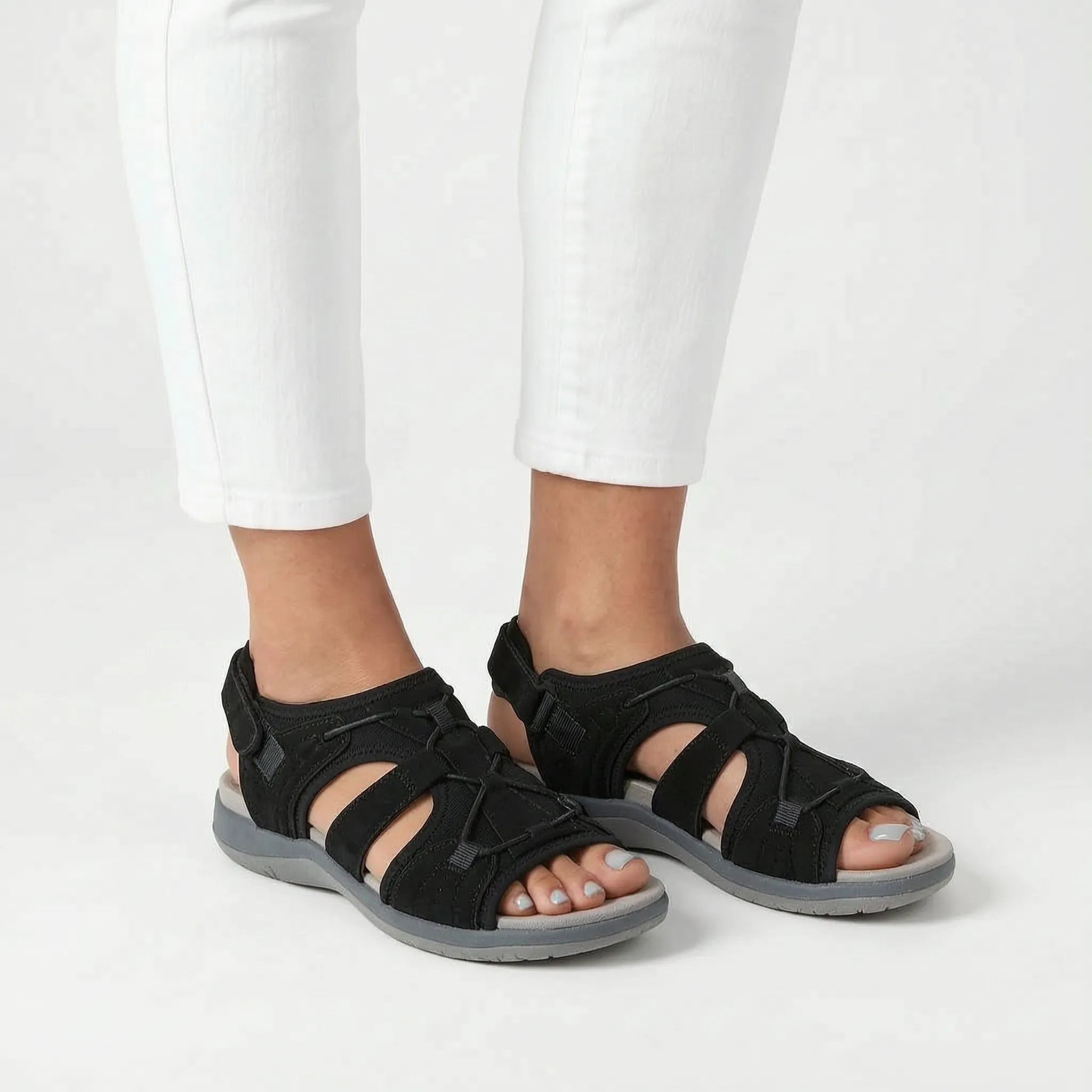 Roamify  - Sporty Open-Toe Ladies Walking Sandals Summer Walks