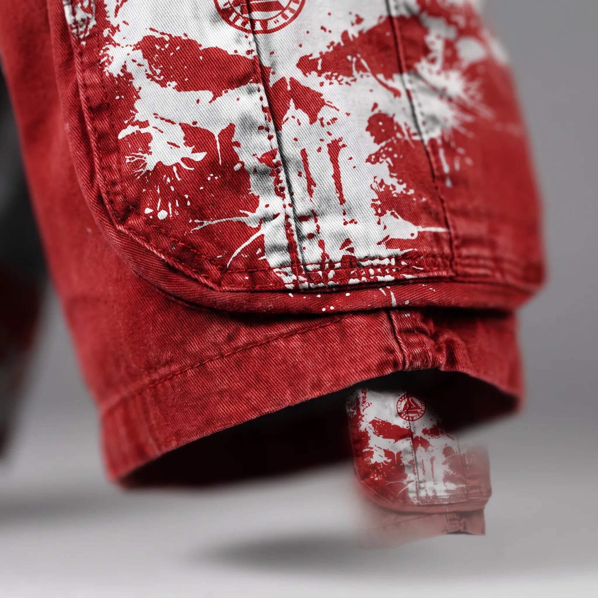 Runestride  - Casual Graphic Print Cargo Shorts Carrying Daily Items