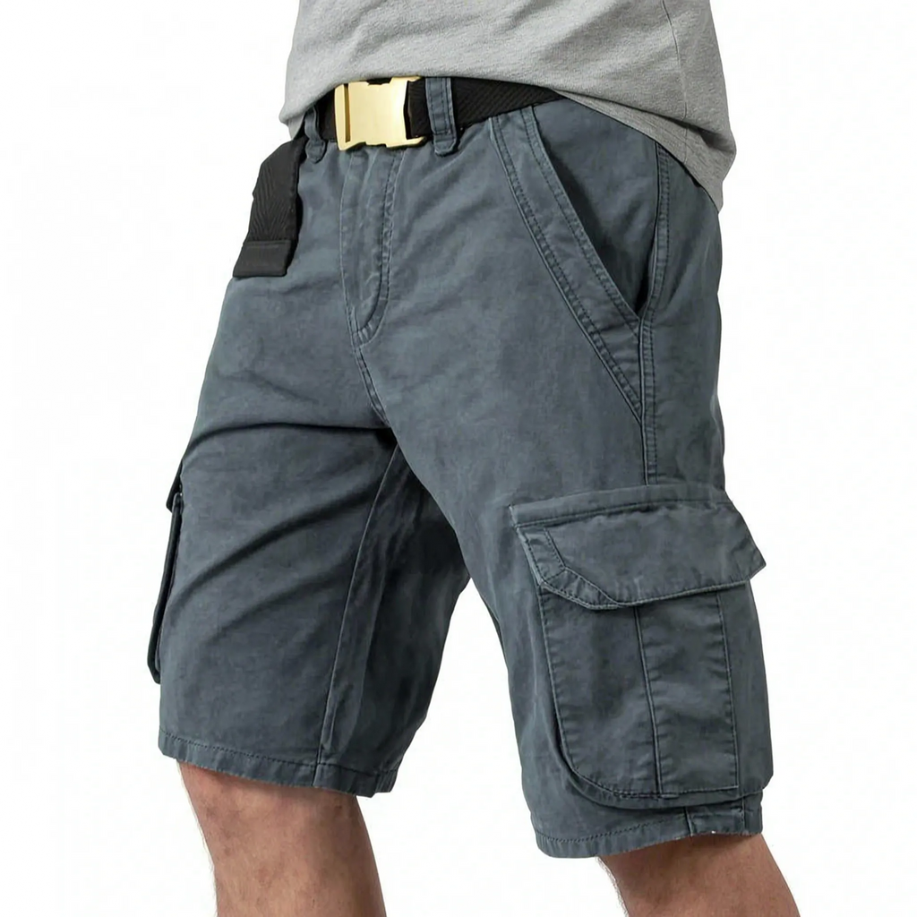 Runestride  - Casual Graphic Print Cargo Shorts Carrying Daily Items
