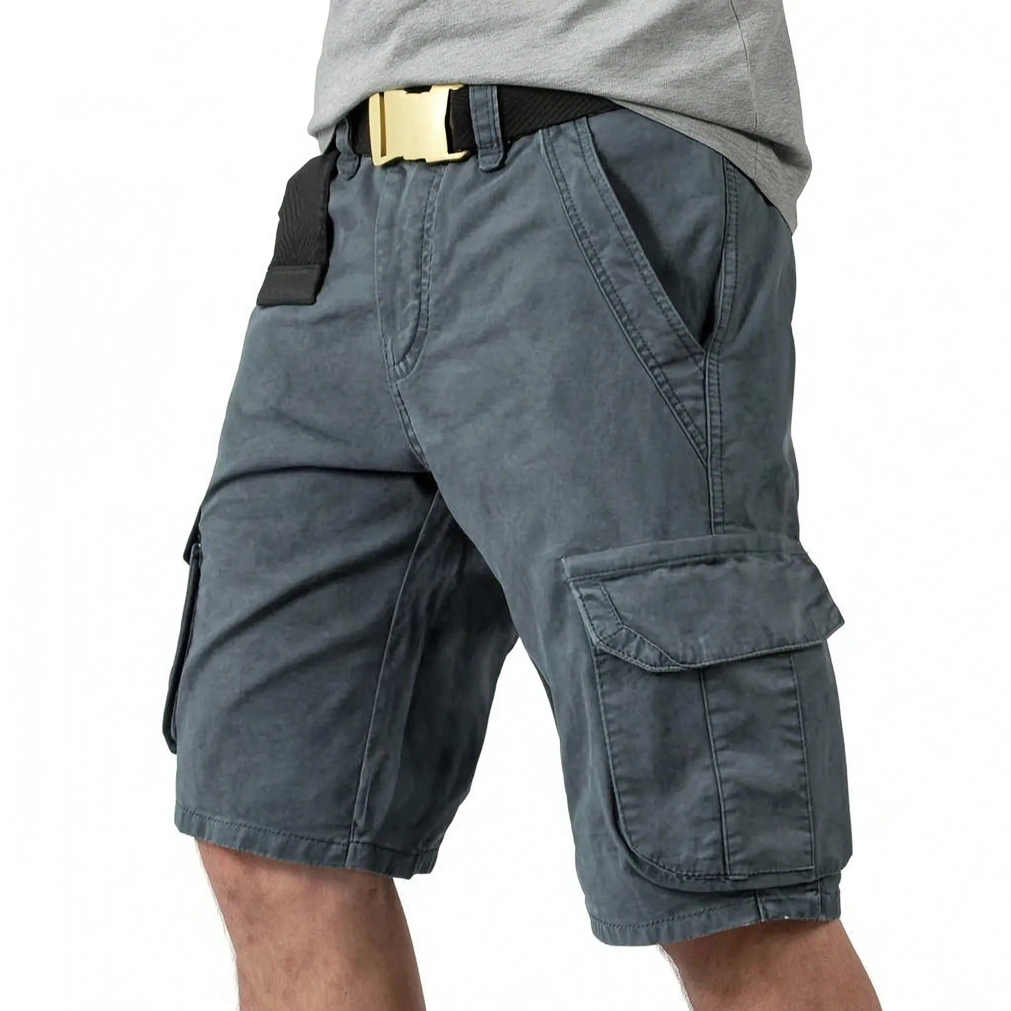 Runestride  - Casual Graphic Print Cargo Shorts Carrying Daily Items