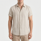 Ruvic  - Relaxed Short Sleeve Button-Up Shirt Warm Weather Wear