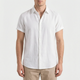 Ruvic  - Relaxed Short Sleeve Button-Up Shirt Warm Weather Wear