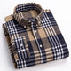 Men's Button-Down Plaid Flannel Shirt