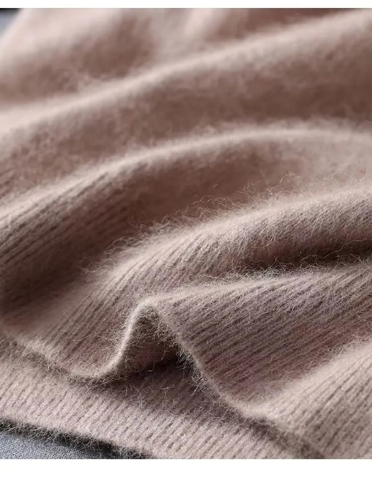 Men's short sleeve knitted crew neck T-shirt