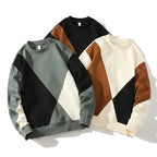 Colorblock casual sweatshirt
