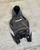 Unisex hooded sweatshirt with contrasting sleeve stripes