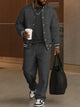 Men's Bomber Jacket and Trousers Two-Piece Set
