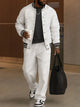 Men's Bomber Jacket and Trousers Two-Piece Set