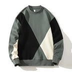 Colorblock casual sweatshirt