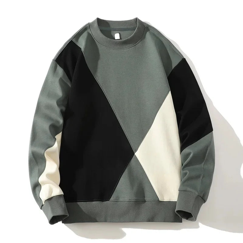 Colorblock casual sweatshirt