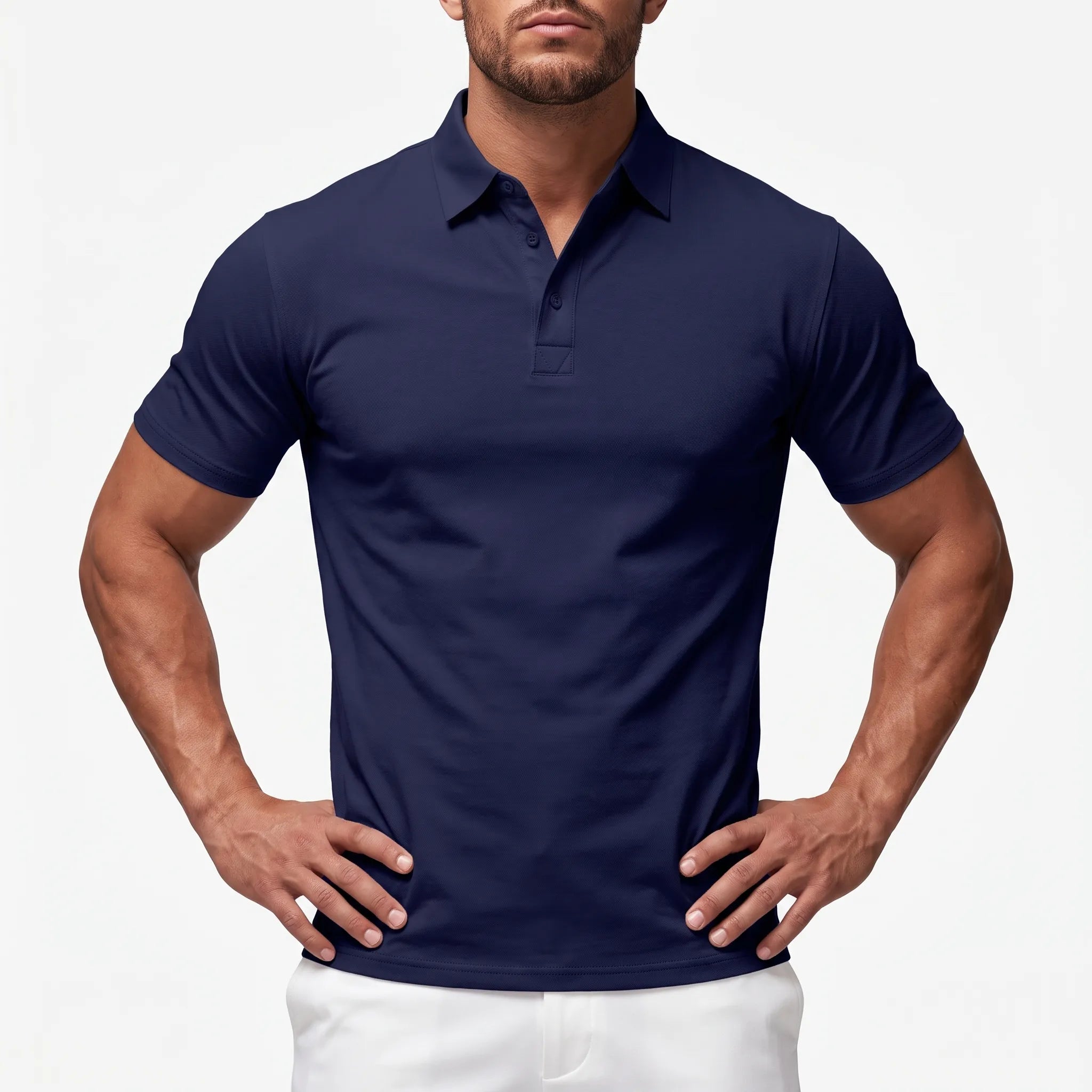 Sanderton  - Short-Sleeved Men's Polo Shirt Smart-Casual Wear