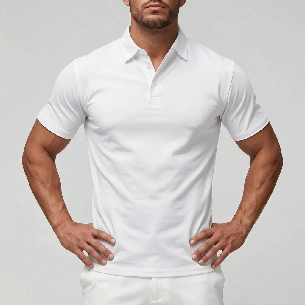 Sanderton  - Short-Sleeved Men's Polo Shirt Smart-Casual Wear