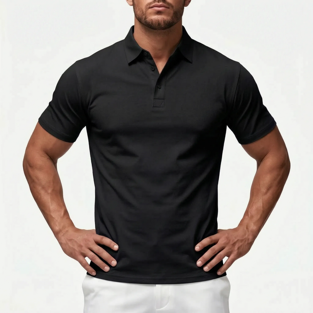 Sanderton  - Short-Sleeved Men's Polo Shirt Smart-Casual Wear