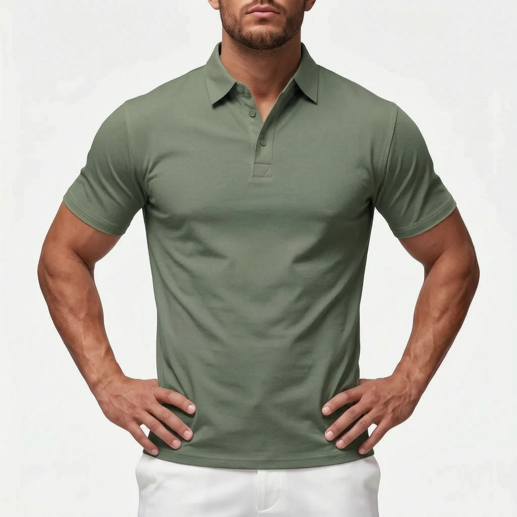 Sanderton  - Short-Sleeved Men's Polo Shirt Smart-Casual Wear