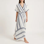 Santori  - Flowy Striped Summer Maxi Dress Summer Holidays