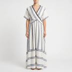Santori  - Flowy Striped Summer Maxi Dress Summer Holidays